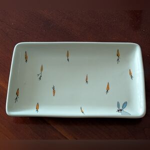 Jack And Jane Designer Collection By Magenta Bunny Carrots Dish
